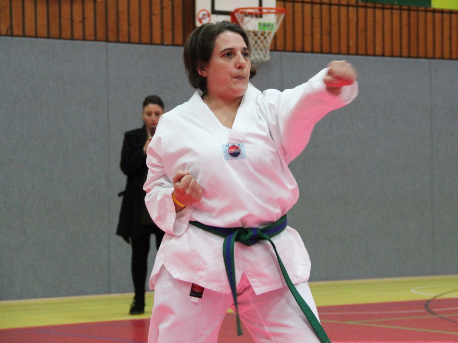 zum ersten Mal dabei und dann gleich Gold für Sabrina Image