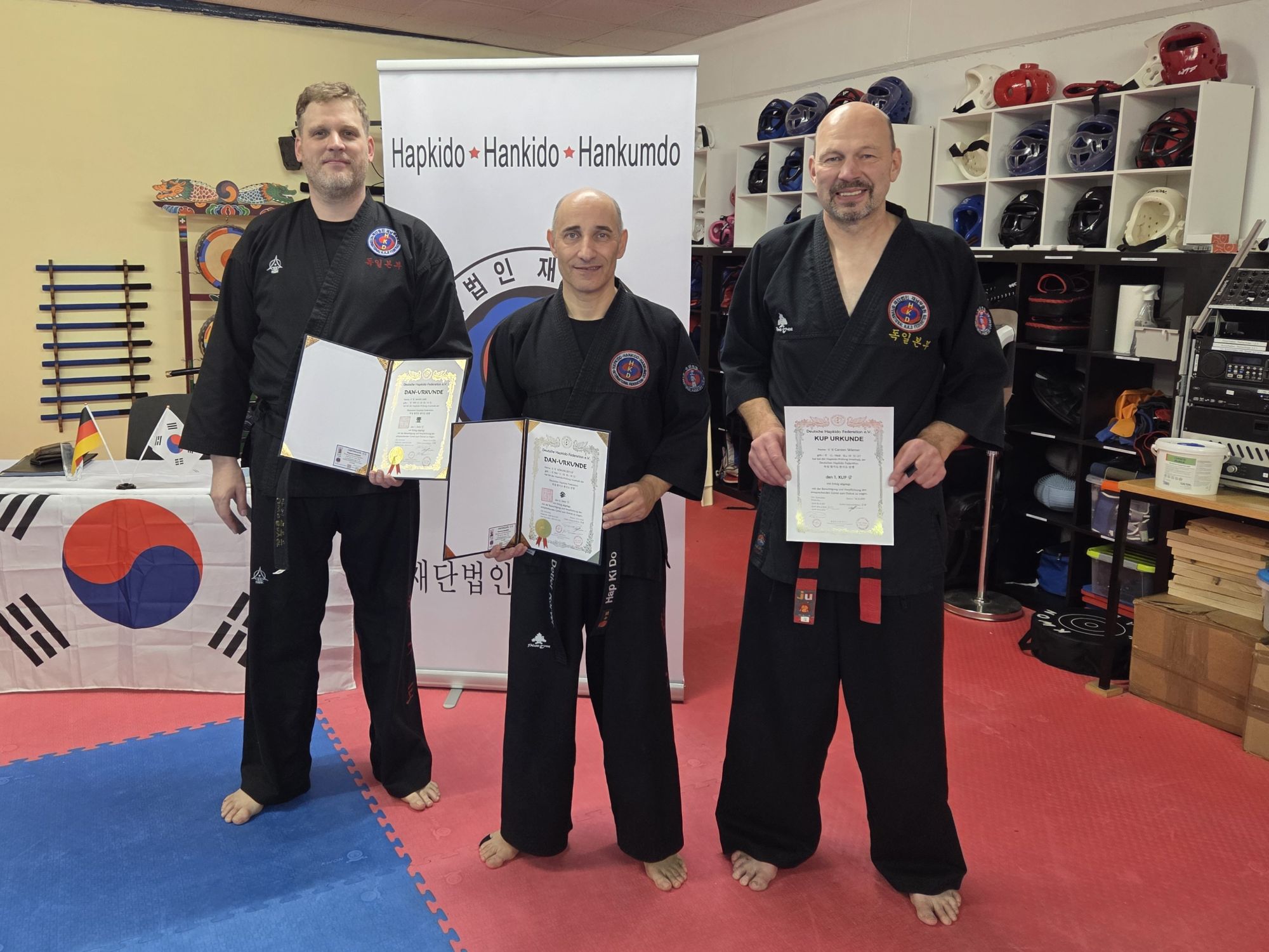 Erfolgreiche Hapkido Dan-Prüfung